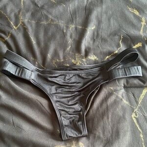 Victoria's Secret Black Itsy Bikini Bottom